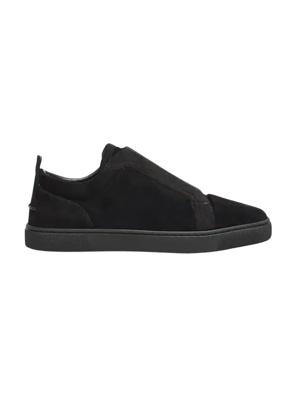 Christian Louboutin Men's St Louis Suede Slip-On Sneakers