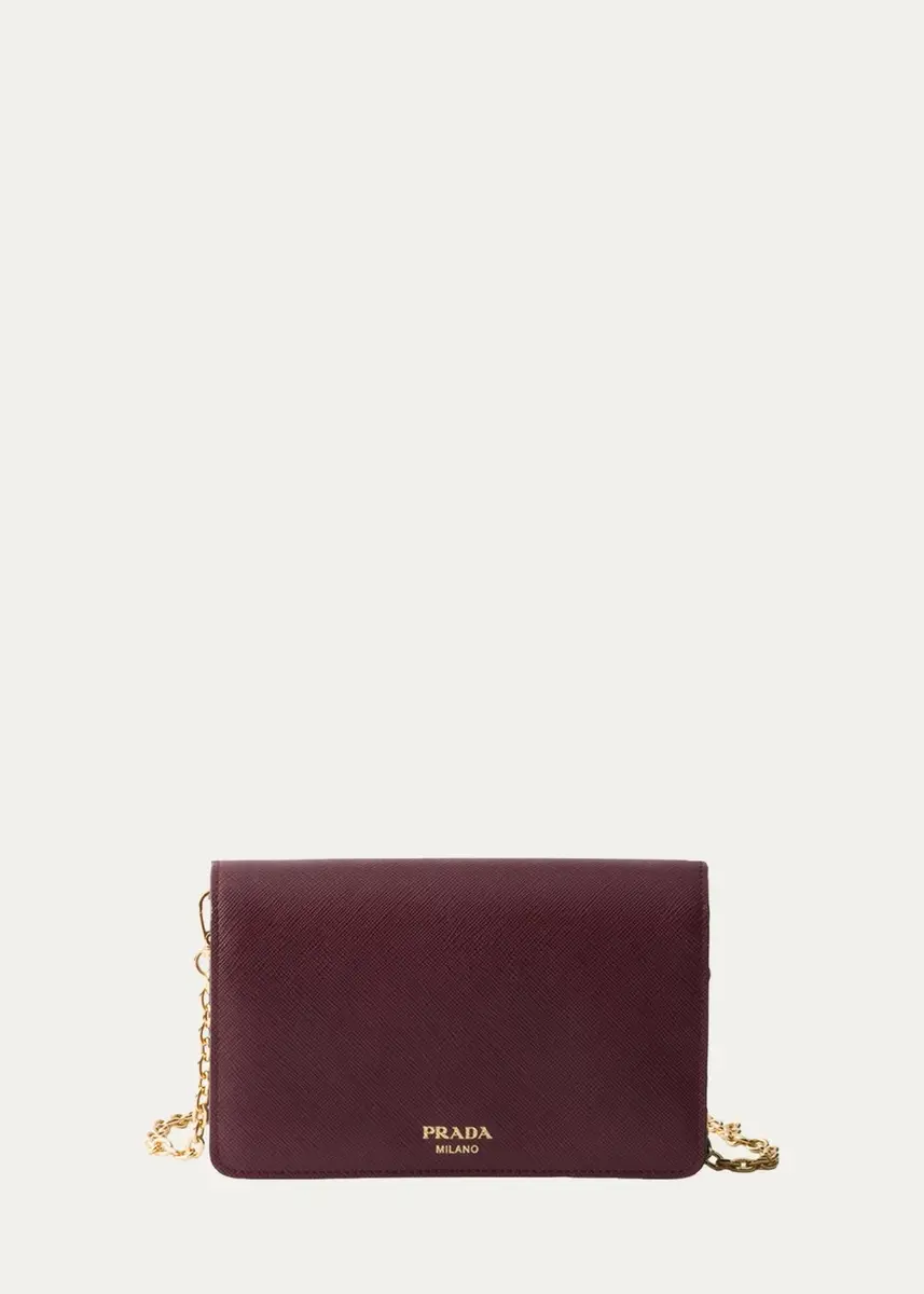 Prada Mini Saffiano Leather Shoulder Bag | Thumbnail 4