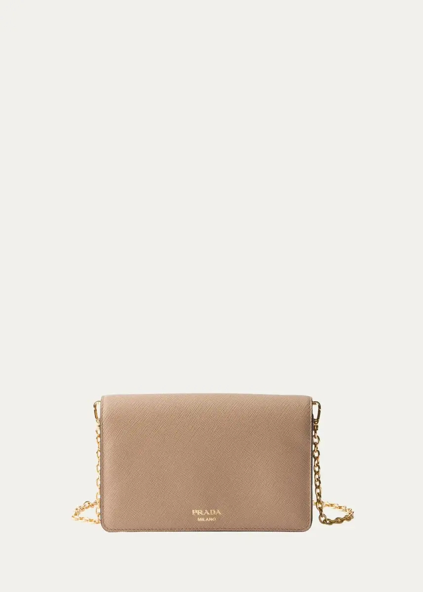 Prada Mini Saffiano Leather Shoulder Bag | Thumbnail 6