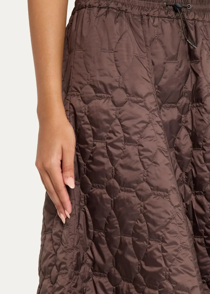 Brunello Cucinelli Quilted Volume A-Line Midi Skirt | Thumbnail 5 Brunello Cucinelli Quilted Volume A-Line Midi Skirt | Thumbnail 5