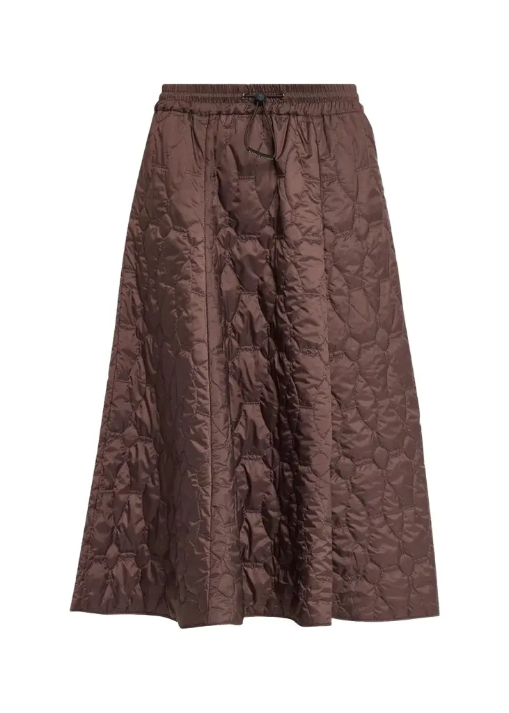 Quilted Volume A-Line Midi Skirt Quilted Volume A-Line Midi Skirt