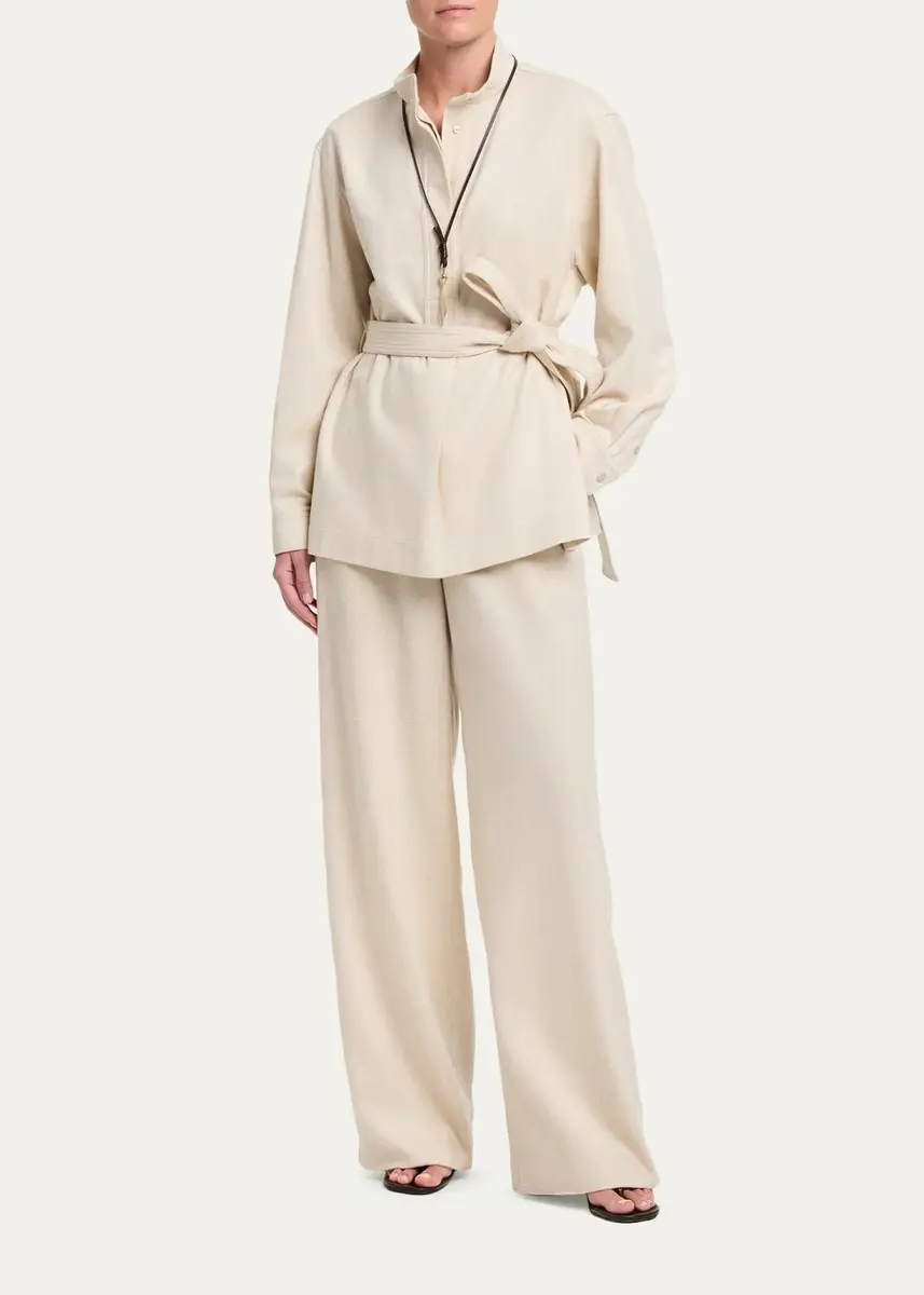 TWP Hudson St Cashmere-Blend Pants | Thumbnail 2 TWP Hudson St Cashmere-Blend Pants | Thumbnail 2