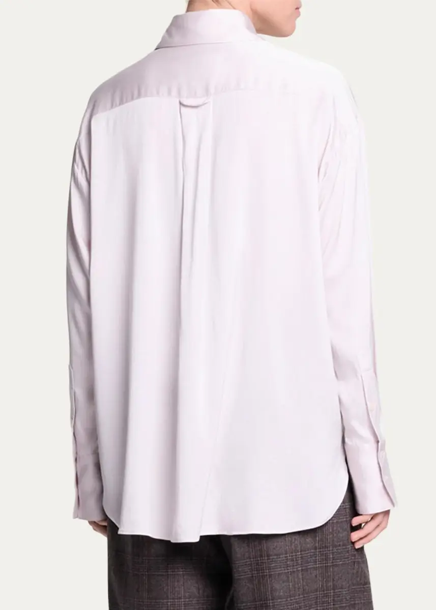 TWP Big Joe Stretch-Silk Shirt | Thumbnail 3