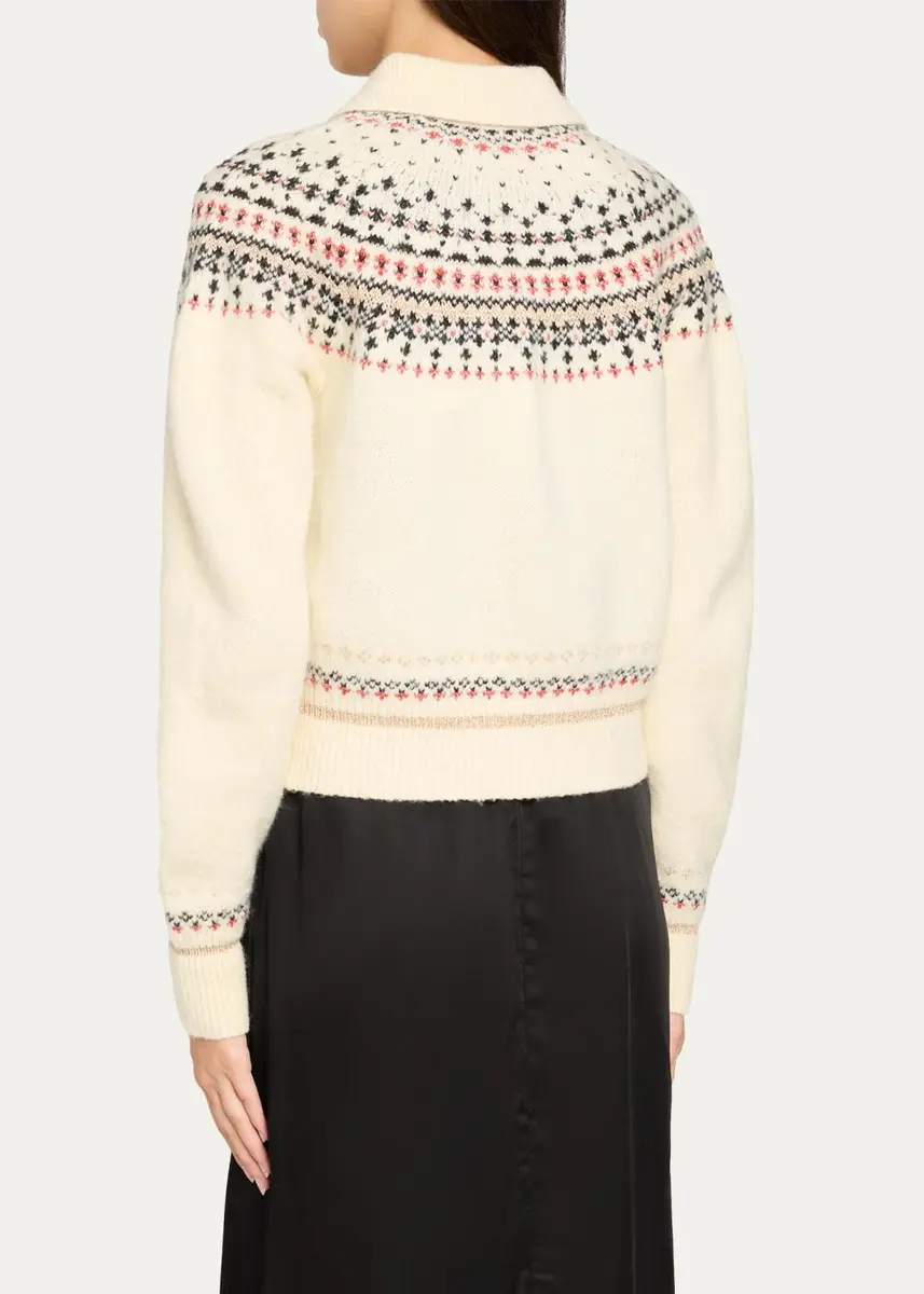 Etoile Isabel Marant Zoe Fair Isle Cardigan | Thumbnail 3
