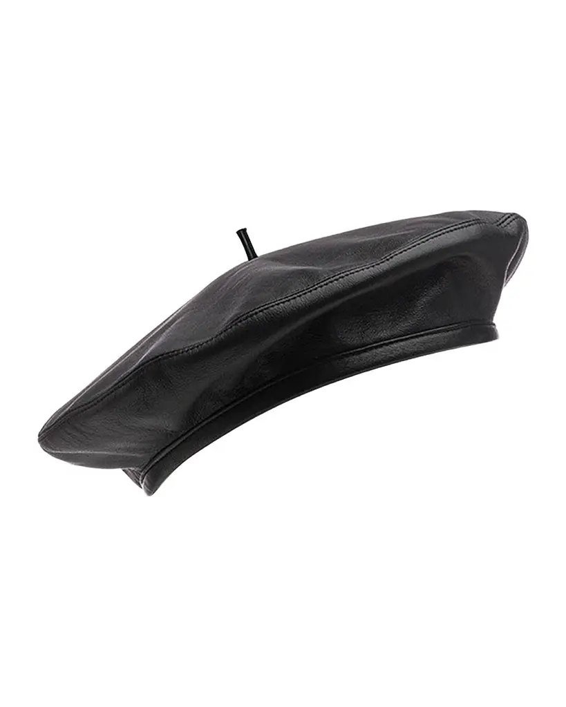 Carter Leather Beret
