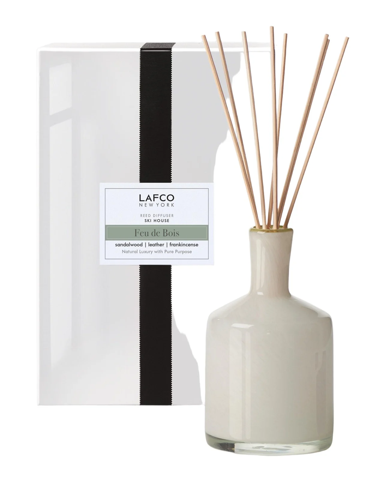 LAFCO New York Feu de Bois Signature 15oz Reed Diffuser