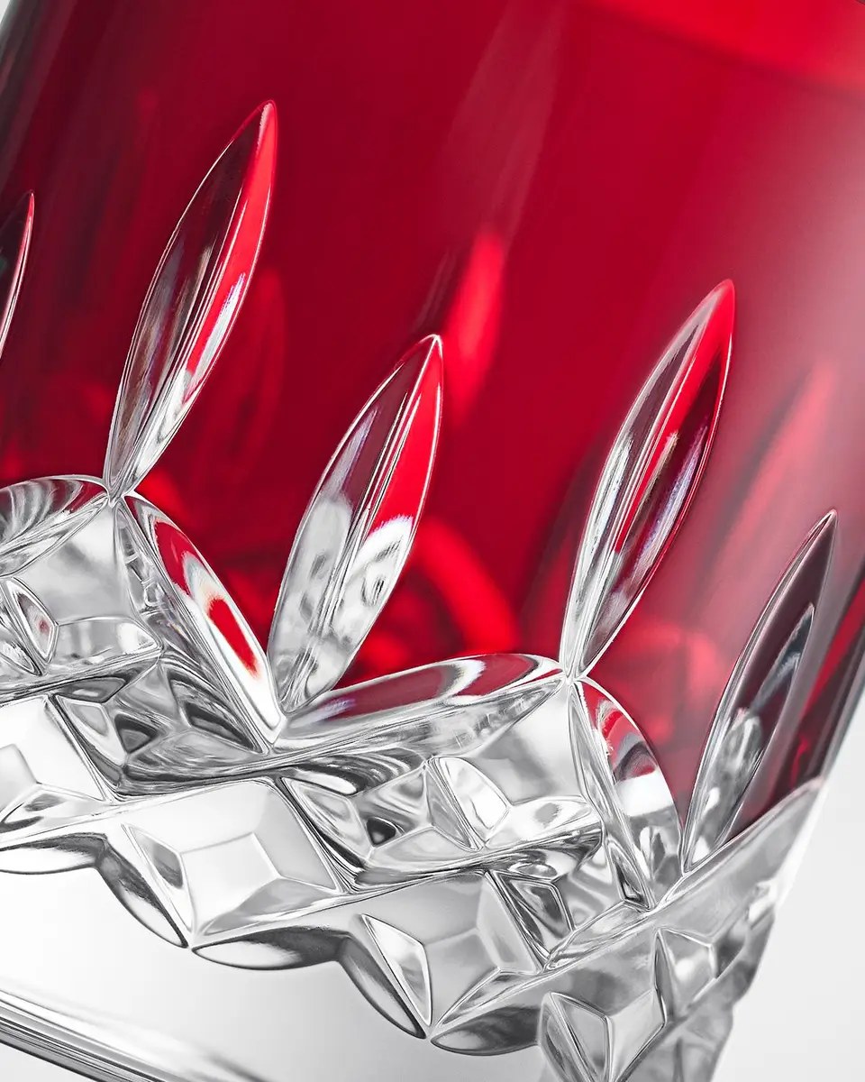 Waterford Crystal Lismore Red 6 oz. Straight Tumblers, Set of 2 | Thumbnail 2 Waterford Crystal Lismore Red 6 oz. Straight Tumblers, Set of 2 | Thumbnail 2