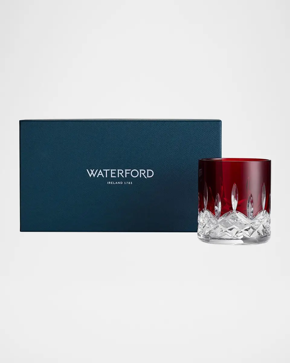 Waterford Crystal Lismore Red 6 oz. Straight Tumblers, Set of 2 | Thumbnail 4 Waterford Crystal Lismore Red 6 oz. Straight Tumblers, Set of 2 | Thumbnail 4