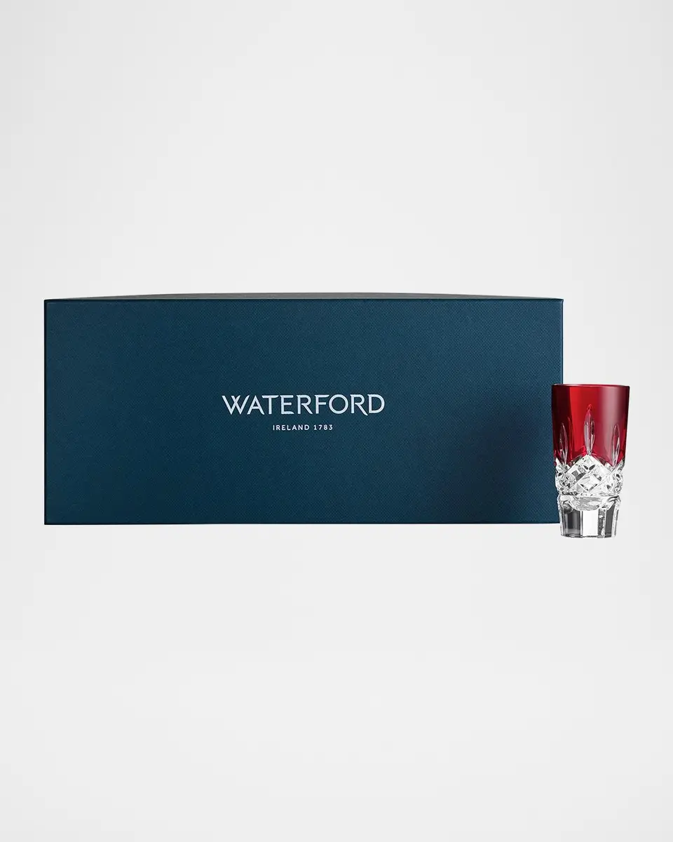 Waterford Crystal Lismore Red 1.5 oz. Shot Glasses, Set of 4 | Thumbnail 4 Waterford Crystal Lismore Red 1.5 oz. Shot Glasses, Set of 4 | Thumbnail 4