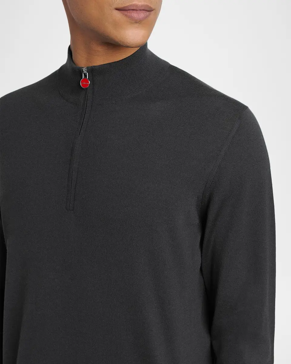 Kiton Wool Crewneck Sweater | Thumbnail 4 Kiton Wool Crewneck Sweater | Thumbnail 4