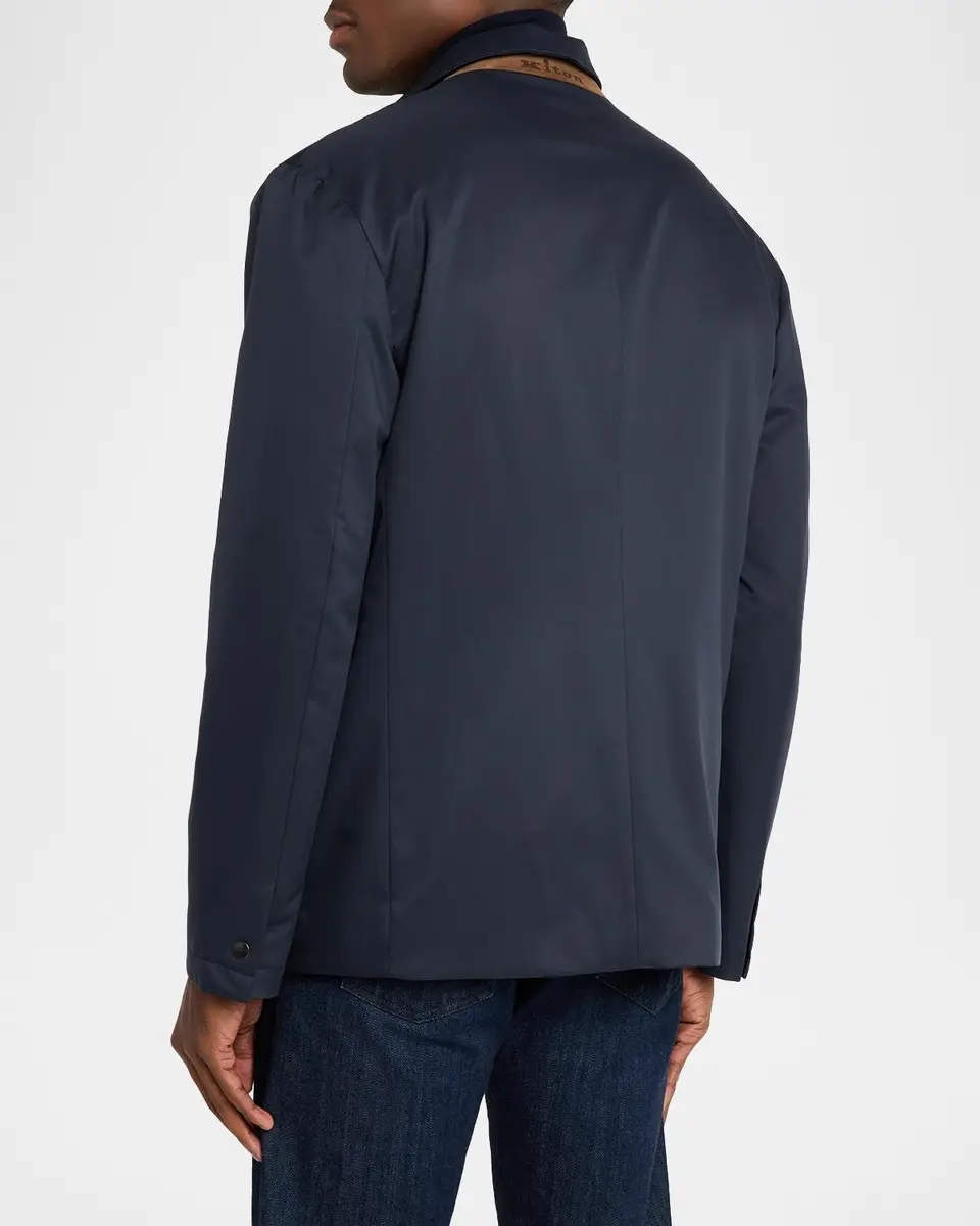 Kiton Men's Full-Zip Field Jacket | Thumbnail 3 Kiton Men's Full-Zip Field Jacket | Thumbnail 3