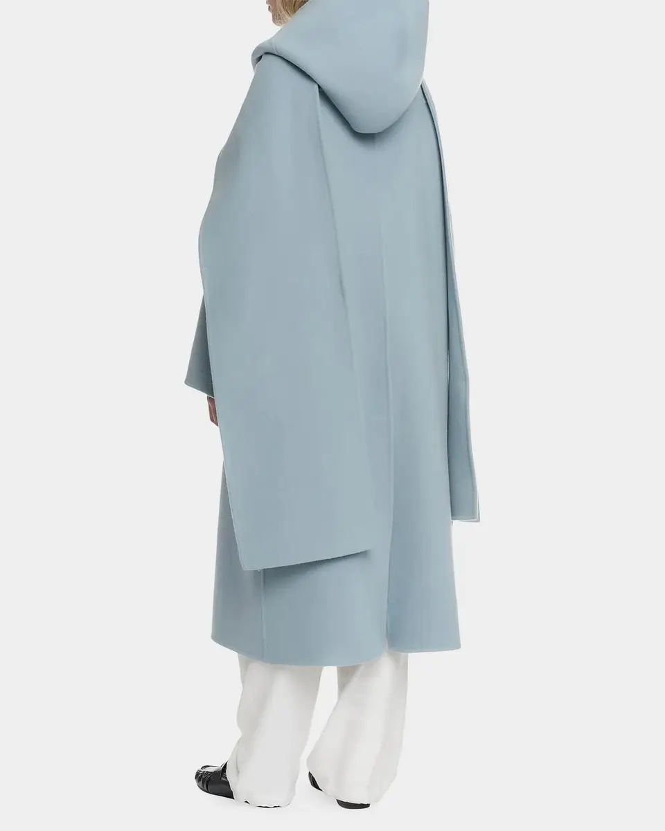 Malo Hooded Wool-Cashmere Overcoat | Thumbnail 3