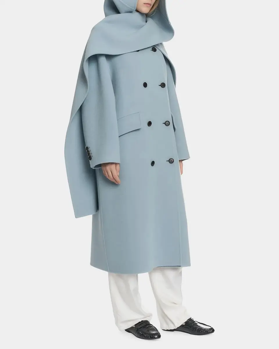 Malo Hooded Wool-Cashmere Overcoat | Thumbnail 4
