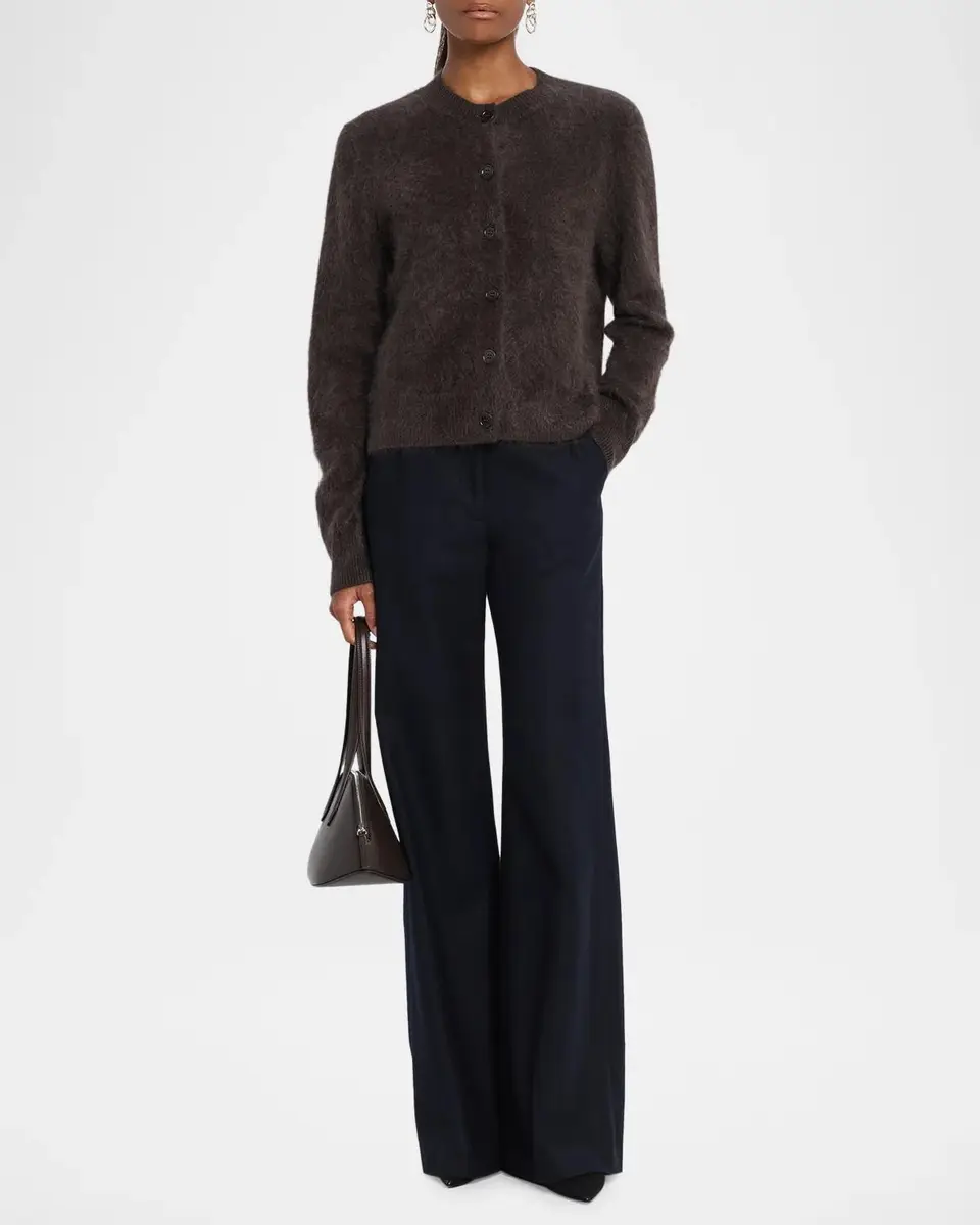 Lisa Yang Azalea Brushed Cashmere Cardigan Sweater | Thumbnail 2