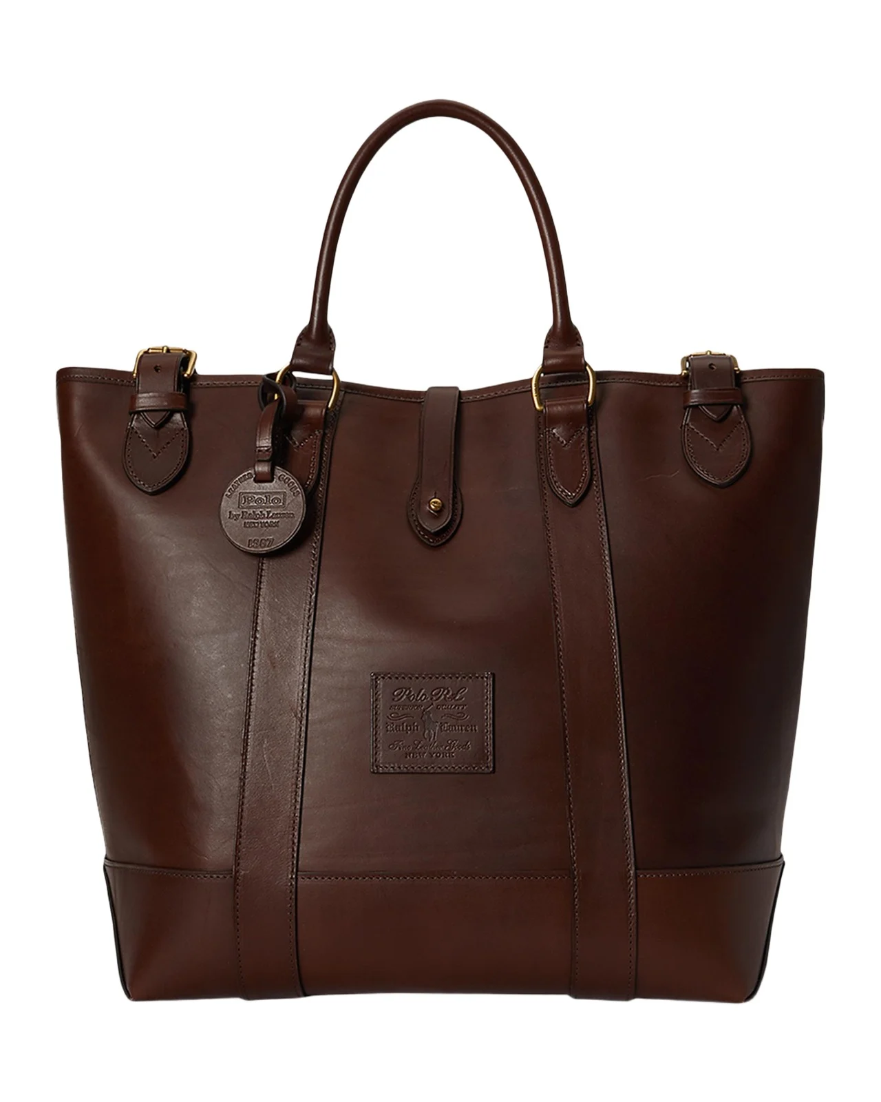 Polo Ralph Lauren Men's Medium Leather Tote Bag