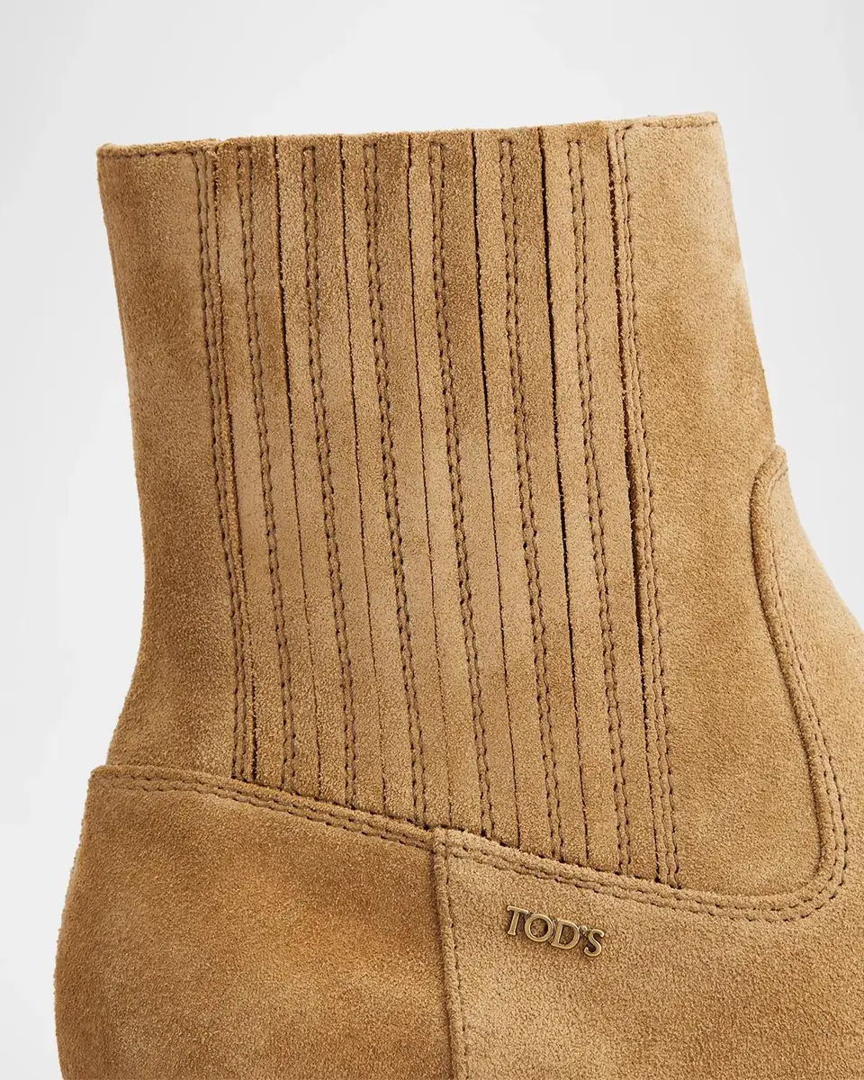 Tod's 55mm Suede Ankle Boots | Thumbnail 3 Tod's 55mm Suede Ankle Boots | Thumbnail 3