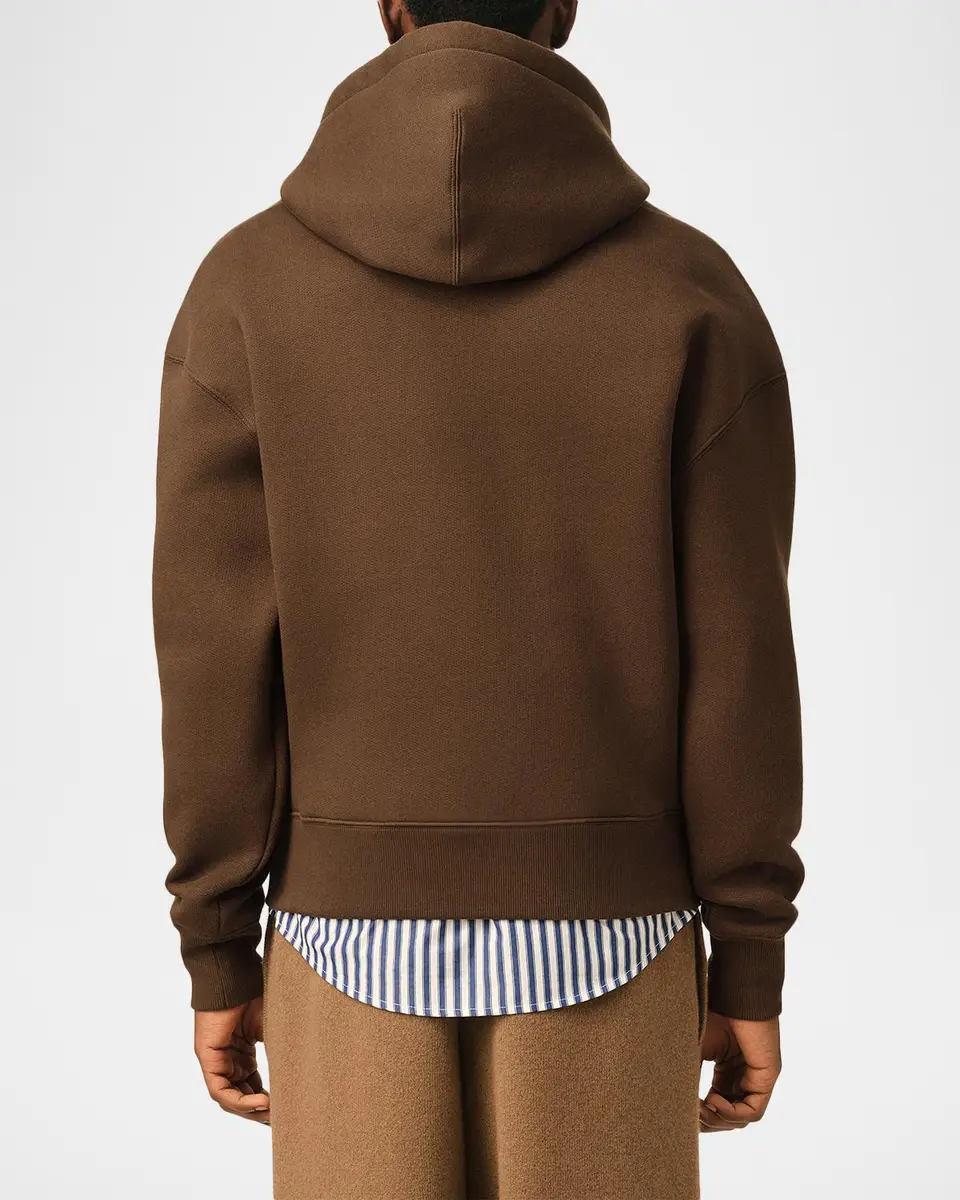 AMI PARIS Men's Ami De Coeur Embossed Hoodie | Thumbnail 3 AMI PARIS Men's Ami De Coeur Embossed Hoodie | Thumbnail 3