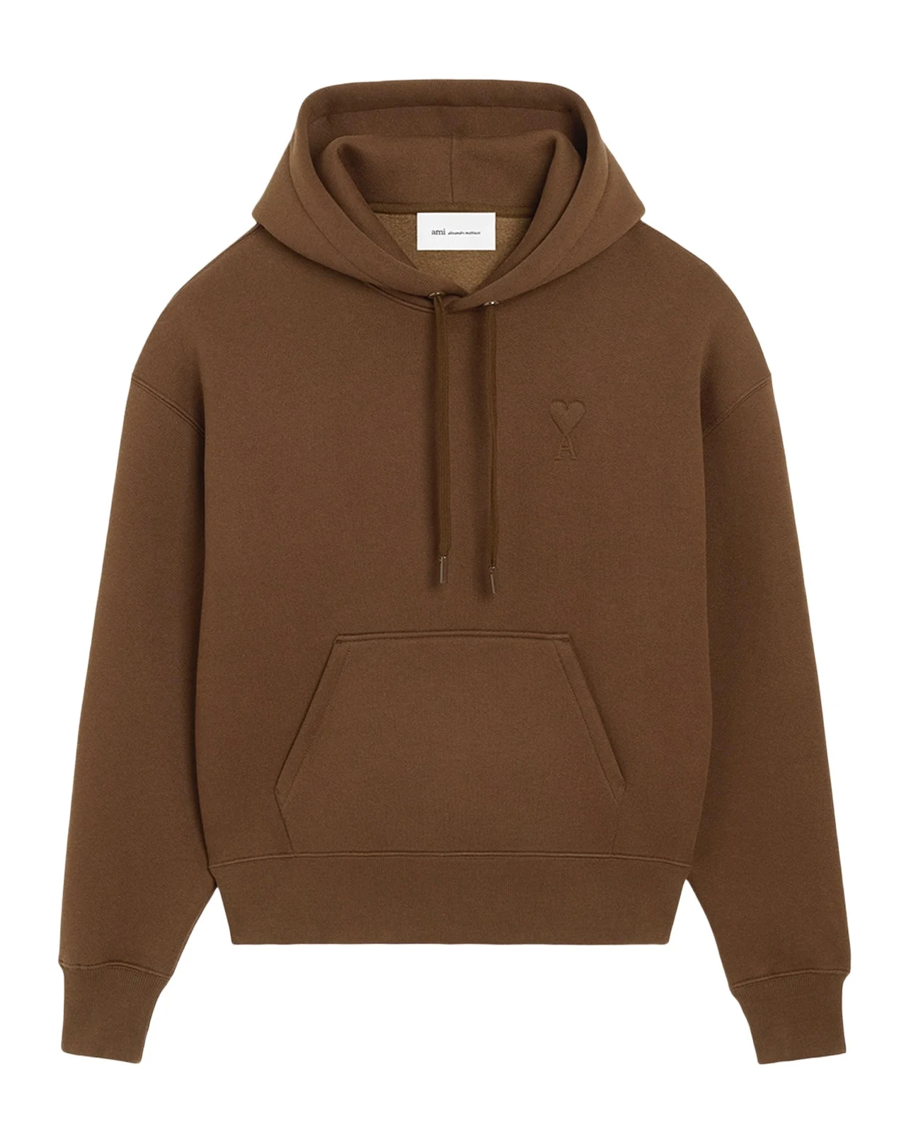 AMI PARIS Men's Ami De Coeur Embossed Hoodie