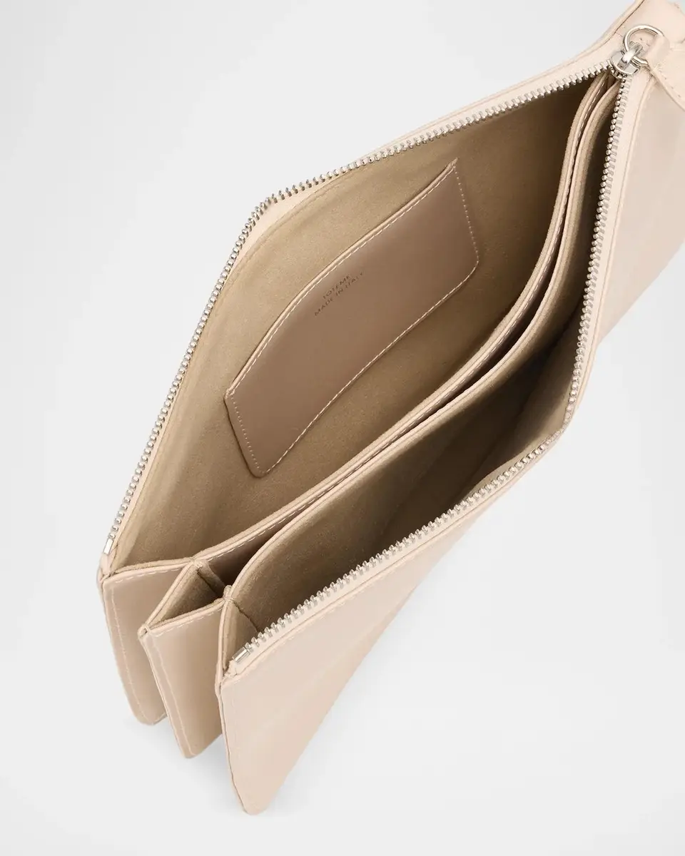 TOTEME Threefold Satin Clutch Bag | Thumbnail 4