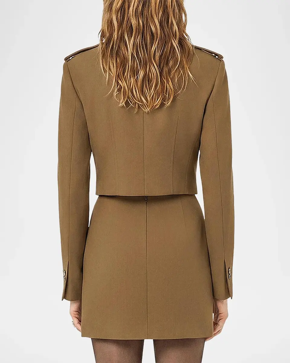 NICHOLAS Tamsin Cropped Button-Front Jacket | Thumbnail 3 NICHOLAS Tamsin Cropped Button-Front Jacket | Thumbnail 3