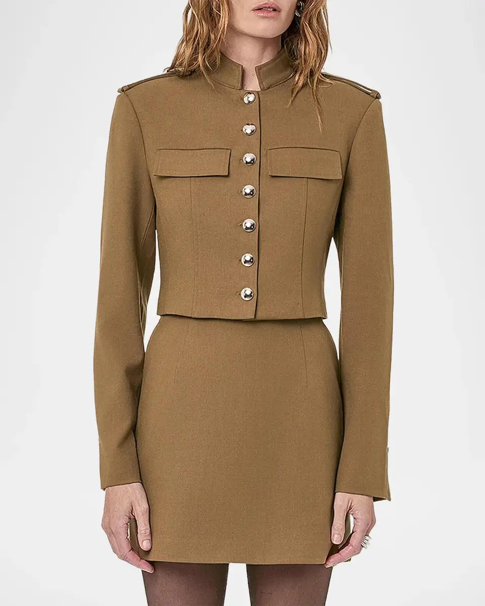 NICHOLAS Tamsin Cropped Button-Front Jacket | Thumbnail 4 NICHOLAS Tamsin Cropped Button-Front Jacket | Thumbnail 4
