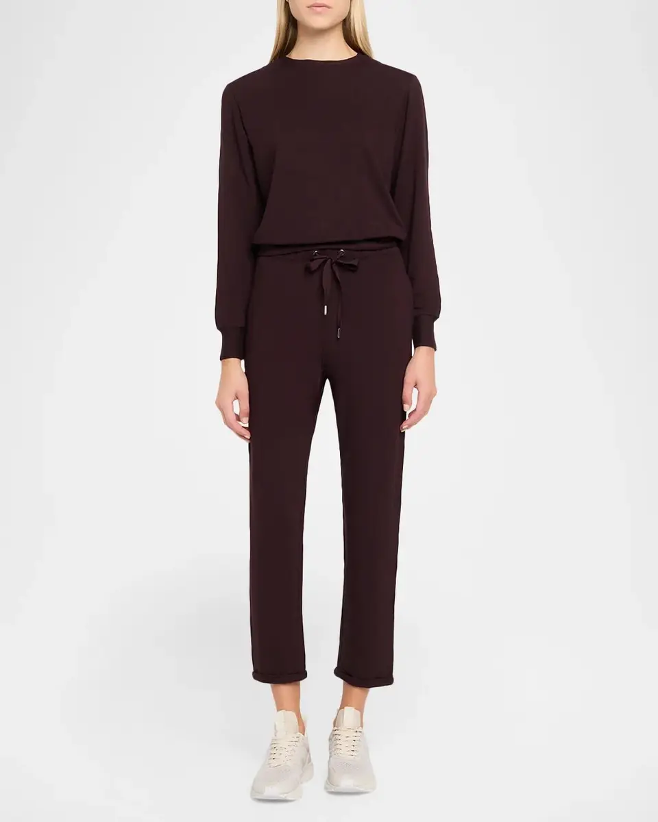 MAJESTIC FILATURES Drawstring French Terry Pants with Rolled Hem | Thumbnail 2 MAJESTIC FILATURES Drawstring French Terry Pants with Rolled Hem | Thumbnail 2