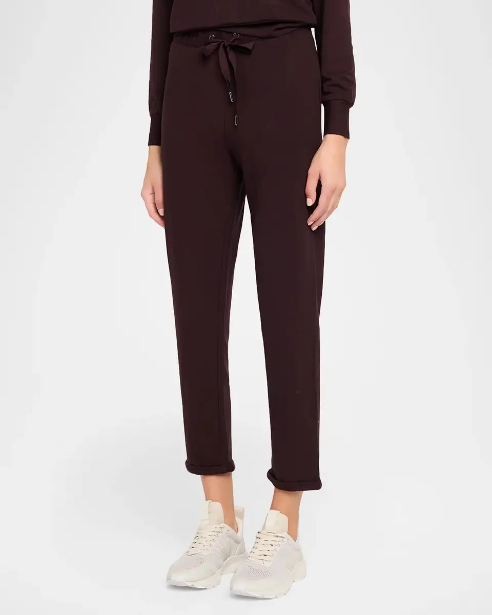MAJESTIC FILATURES Drawstring French Terry Pants with Rolled Hem | Thumbnail 4 MAJESTIC FILATURES Drawstring French Terry Pants with Rolled Hem | Thumbnail 4