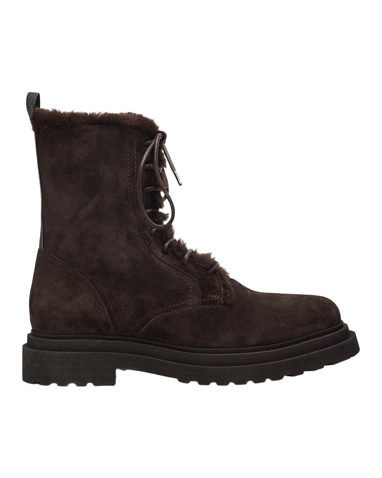 Monili-Trim Suede Ankle Boots Monili-Trim Suede Ankle Boots