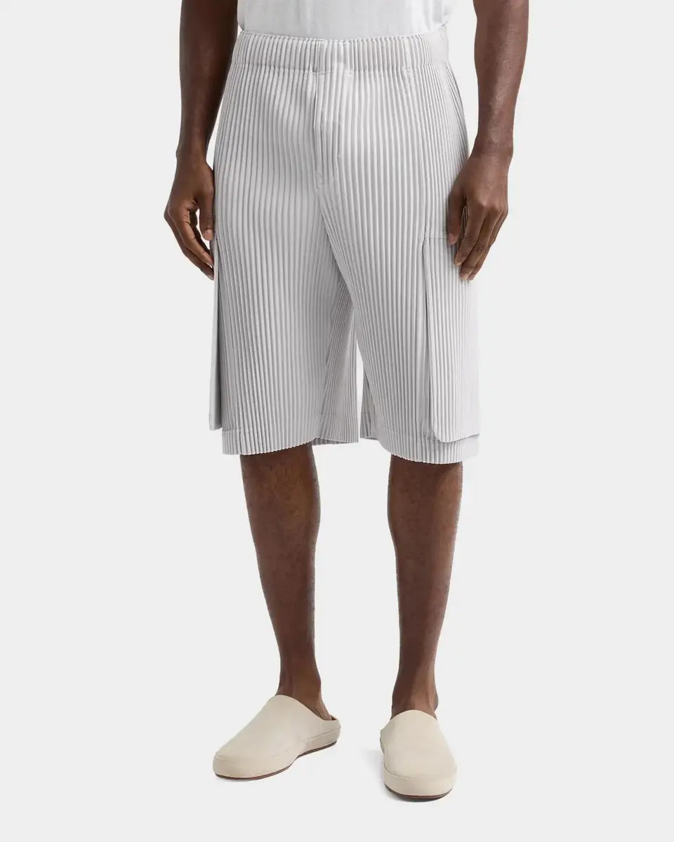 Homme Plissé Issey Miyake Men's Pleated Cargo Shorts | Thumbnail 5 Homme Plissé Issey Miyake Men's Pleated Cargo Shorts | Thumbnail 5
