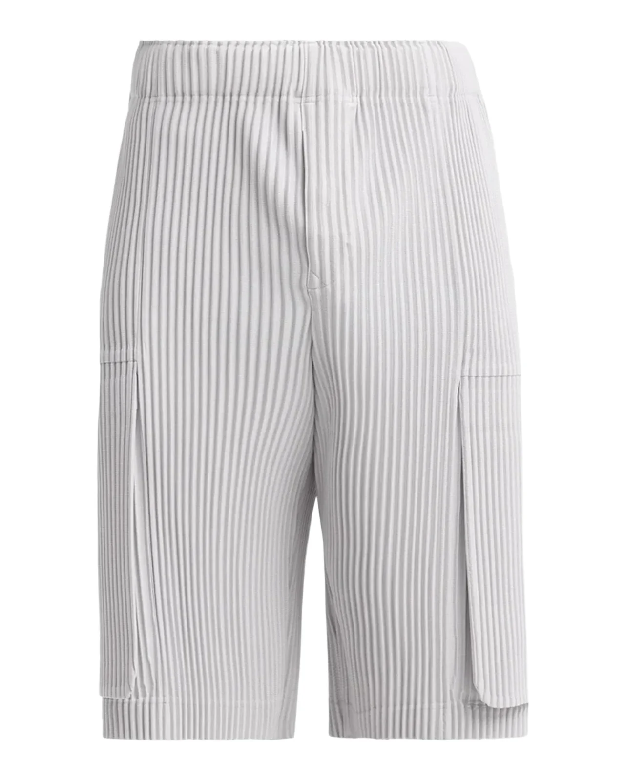 Homme Plissé Issey Miyake Men's Pleated Cargo Shorts