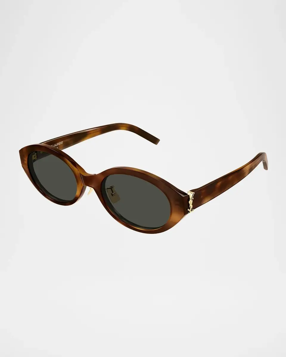 Saint Laurent SL M181 54MM Oval Sunglasses | Thumbnail 2 Saint Laurent SL M181 54MM Oval Sunglasses | Thumbnail 2