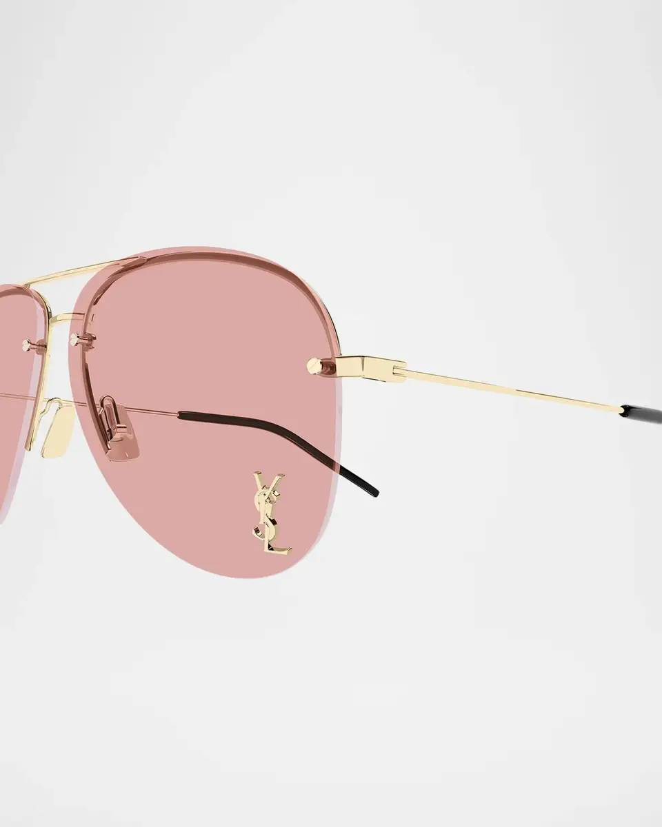 Saint Laurent Classic 11 59MM Rimless Aviator Sunglasses | Thumbnail 3 Saint Laurent Classic 11 59MM Rimless Aviator Sunglasses | Thumbnail 3