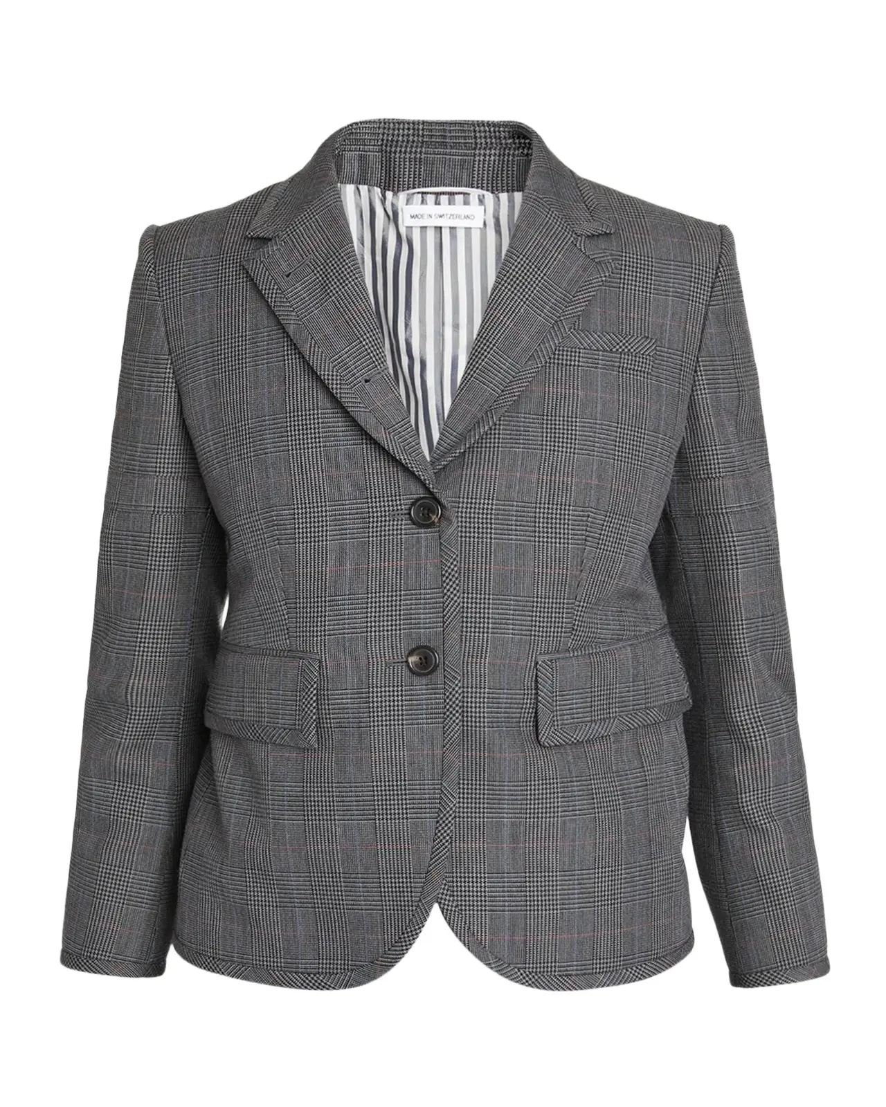 Thom Browne Plaid Virgin Wool Blazer