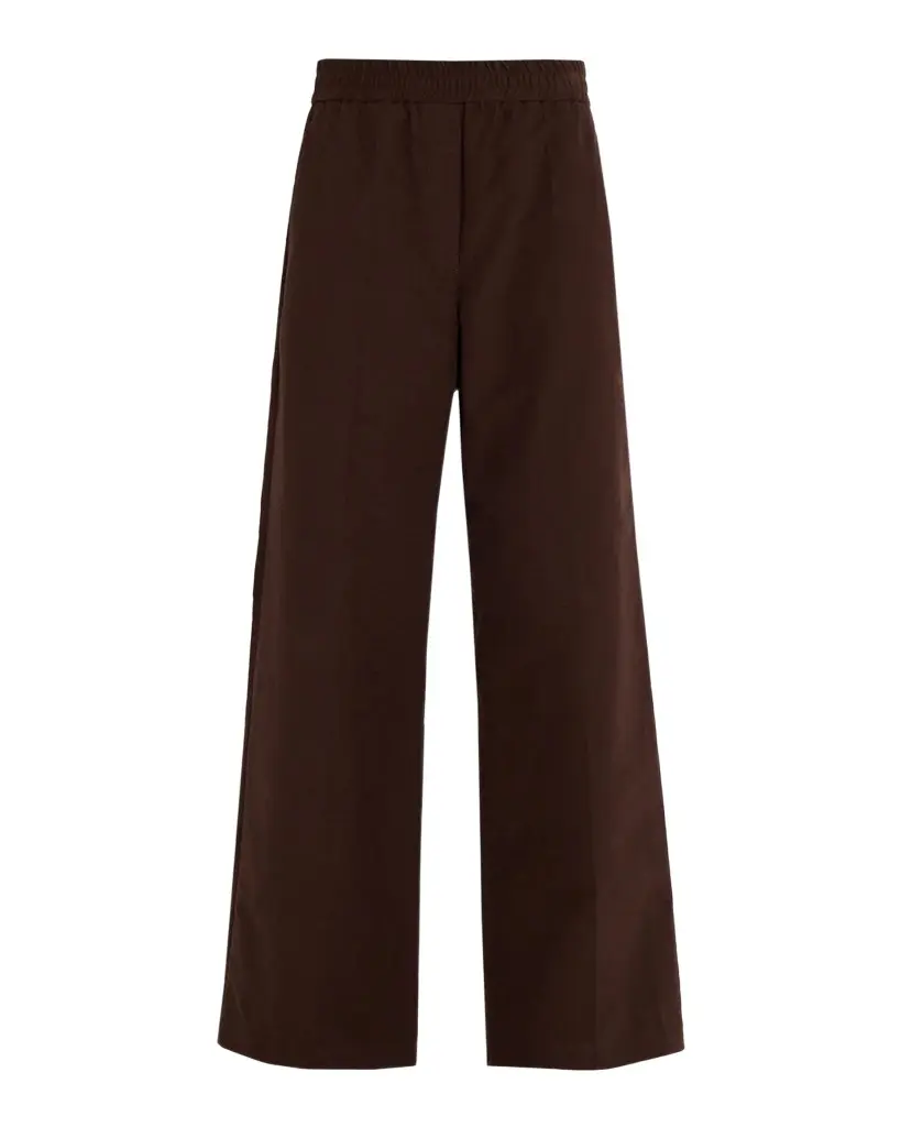 Cotton-Stretch Jersey Loose Wide-Leg Track Trousers Cotton-Stretch Jersey Loose Wide-Leg Track Trousers
