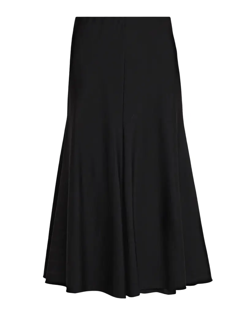 Stretch Wool Midi Pull-On Skirt Stretch Wool Midi Pull-On Skirt