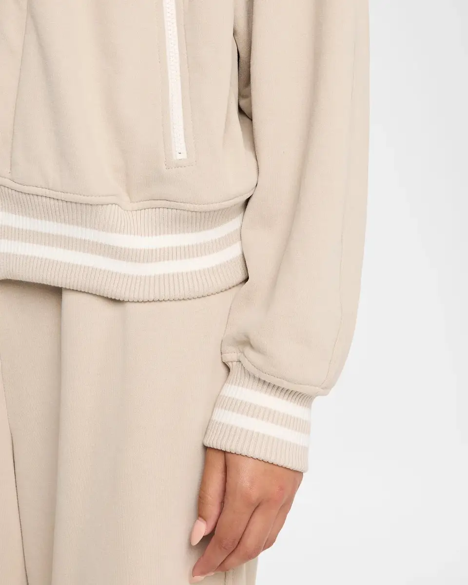 Brunello Cucinelli Smooth Cotton Fleece Zip Hoodie | Thumbnail 5 Brunello Cucinelli Smooth Cotton Fleece Zip Hoodie | Thumbnail 5
