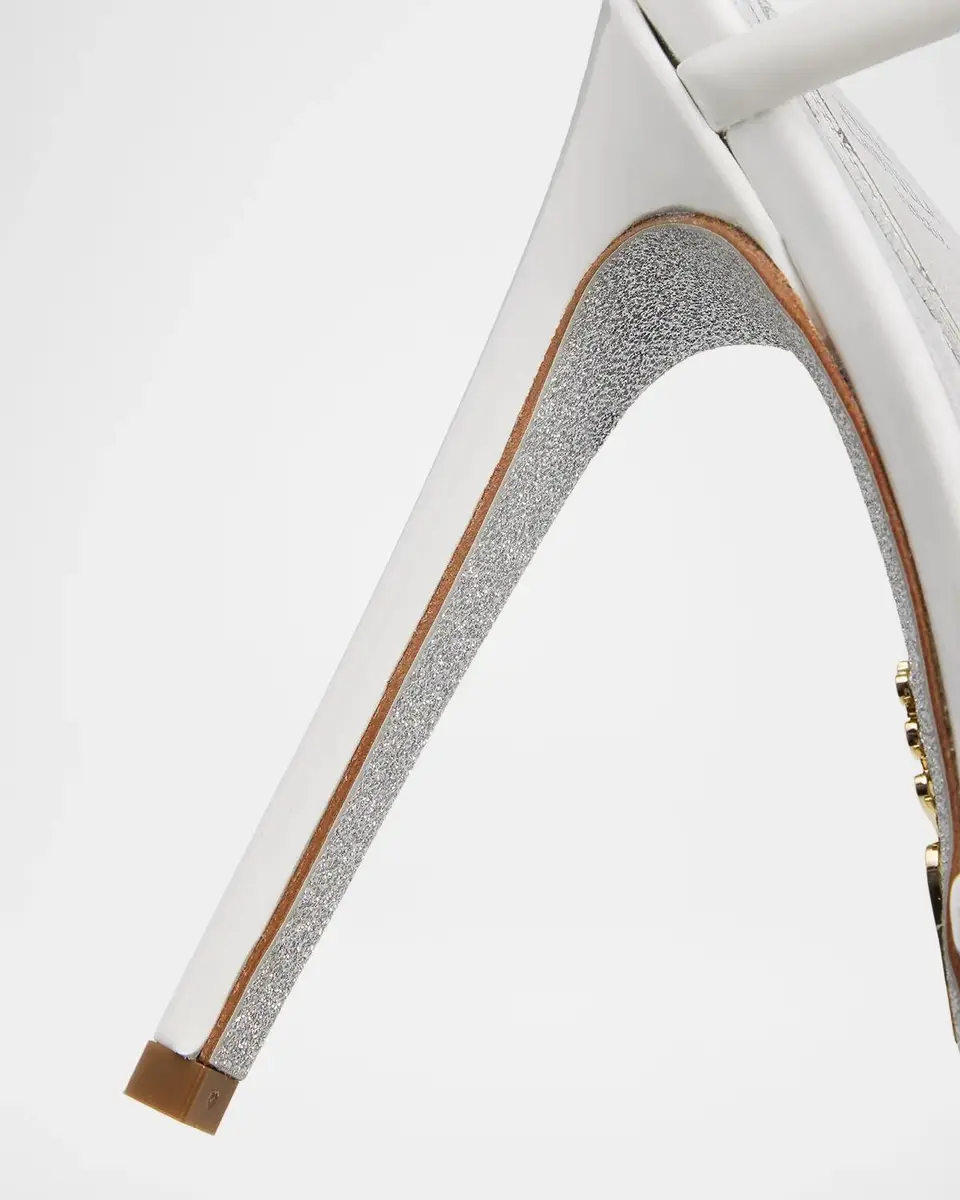 René Caovilla 105mm Patent Leather Snake-Wrap Sandals | Thumbnail 5 René Caovilla 105mm Patent Leather Snake-Wrap Sandals | Thumbnail 5