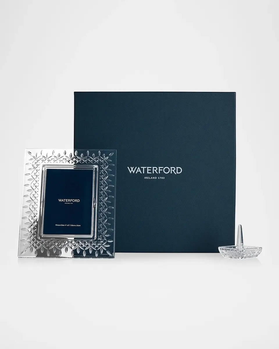 Waterford Crystal Lismore Picture Frame & Ring Holder Gift Set | Thumbnail 2 Waterford Crystal Lismore Picture Frame & Ring Holder Gift Set | Thumbnail 2