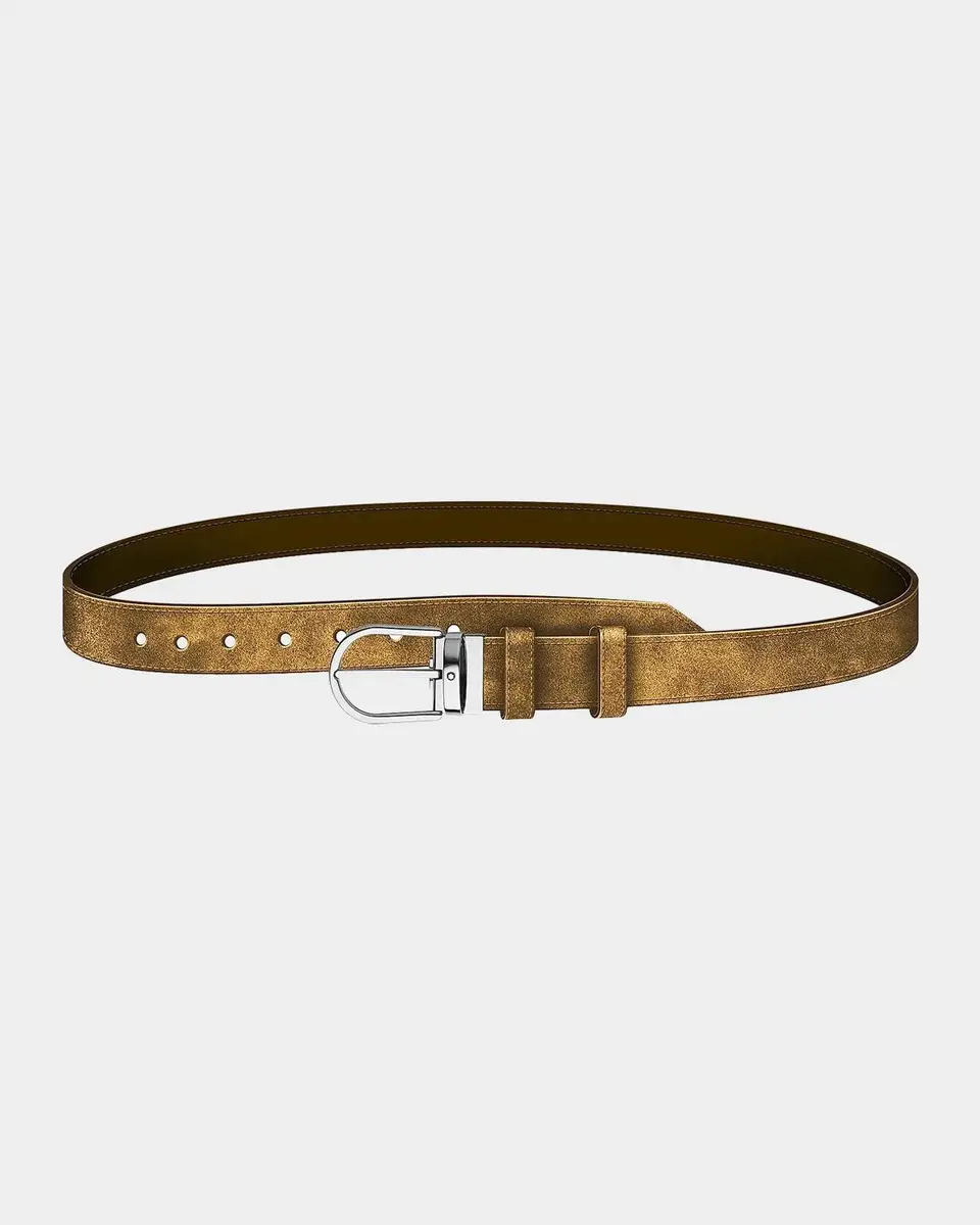 Montblanc Horseshoe Buckle 35MM Reversible Leather Belt | Thumbnail 2 Montblanc Horseshoe Buckle 35MM Reversible Leather Belt | Thumbnail 2