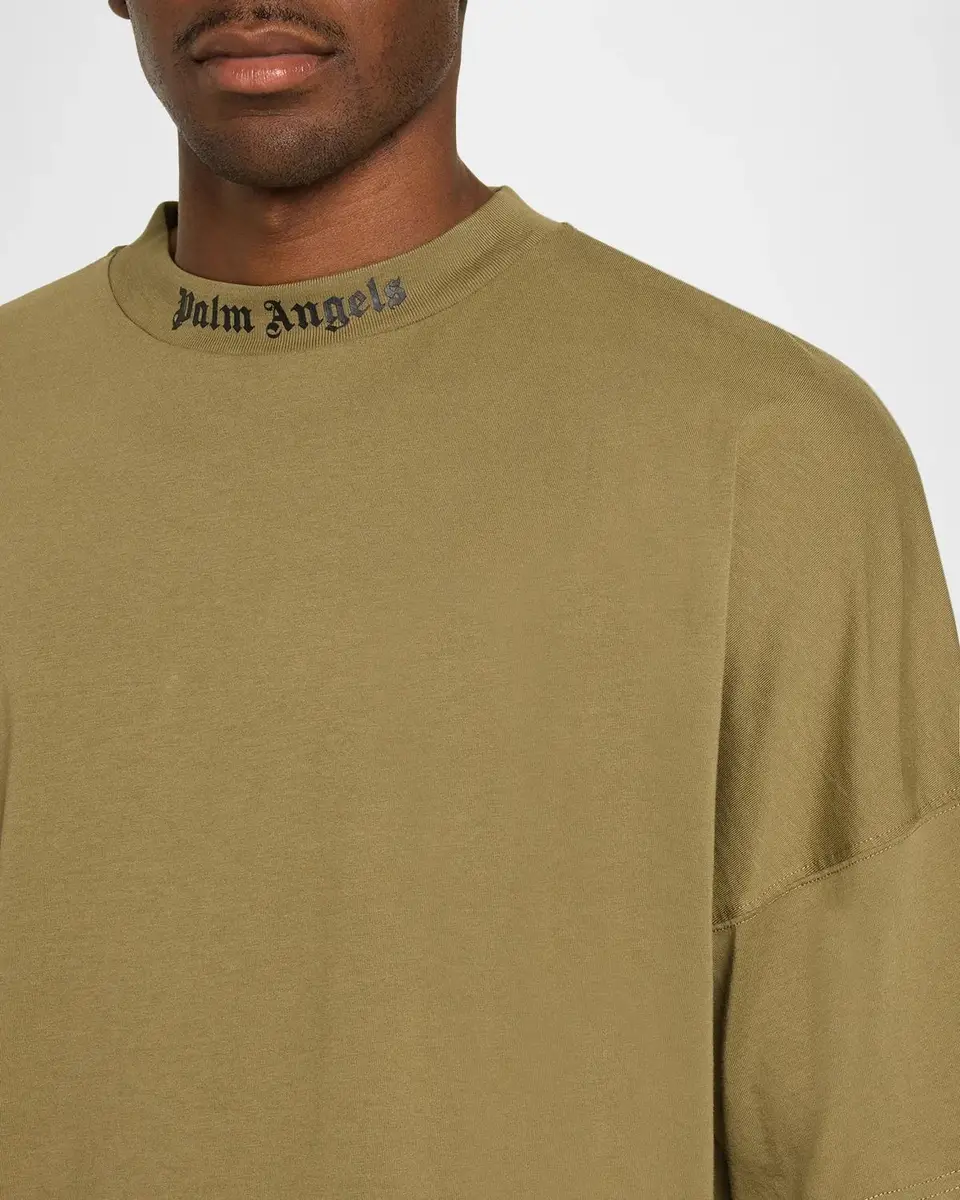 Palm Angels Men's Classic Logo Oversized T-Shirt | Thumbnail 5 Palm Angels Men's Classic Logo Oversized T-Shirt | Thumbnail 5