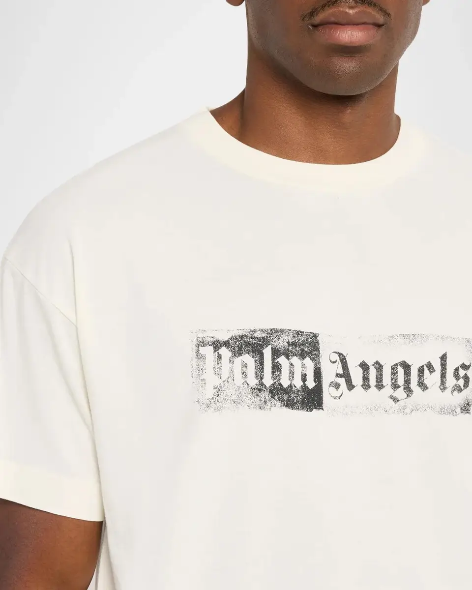 Palm Angels Men's Stamp Logo T-Shirt | Thumbnail 5 Palm Angels Men's Stamp Logo T-Shirt | Thumbnail 5
