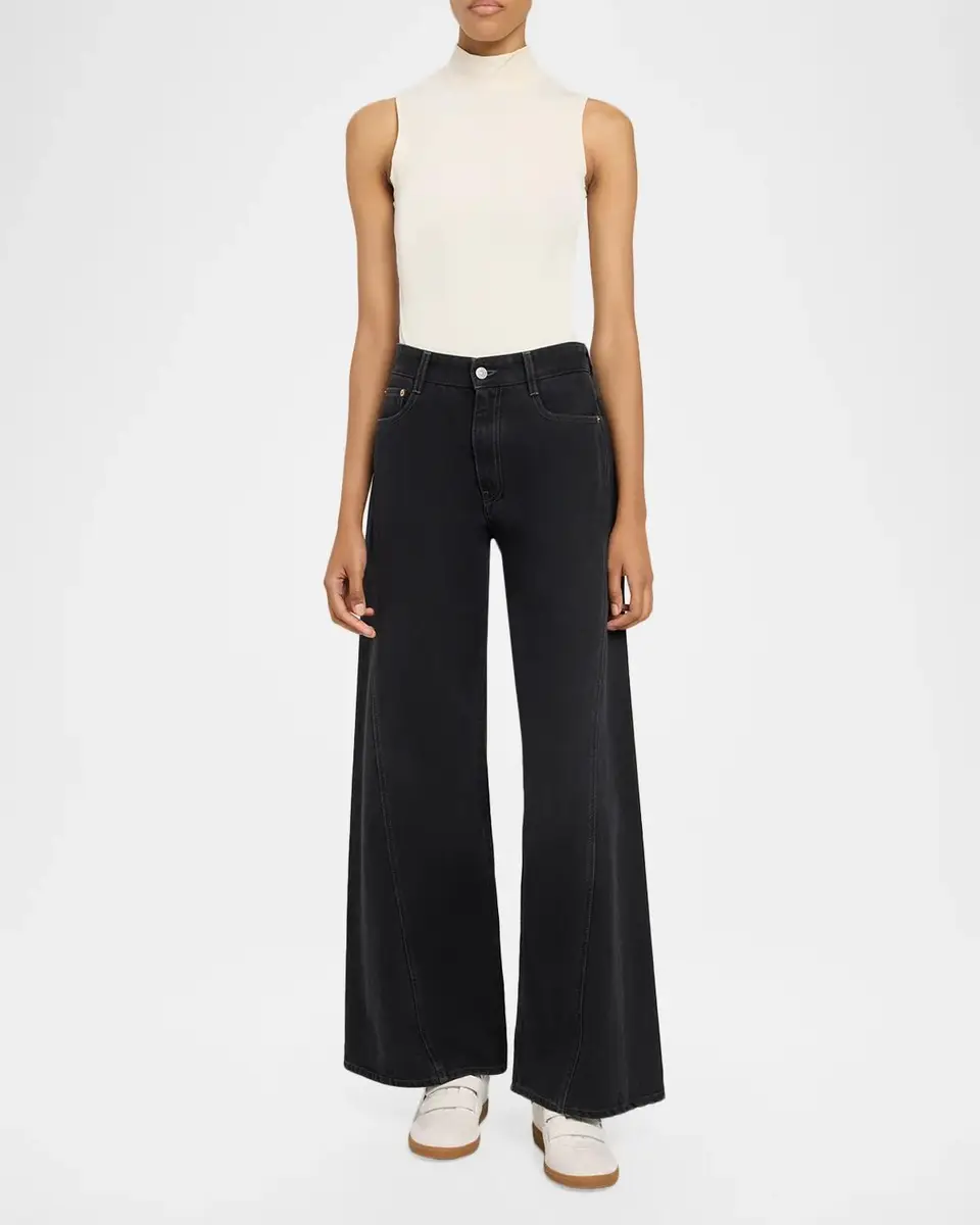 Isabel Marant Beth Mixed Leather Grip-Strap Sneakers | Thumbnail 3