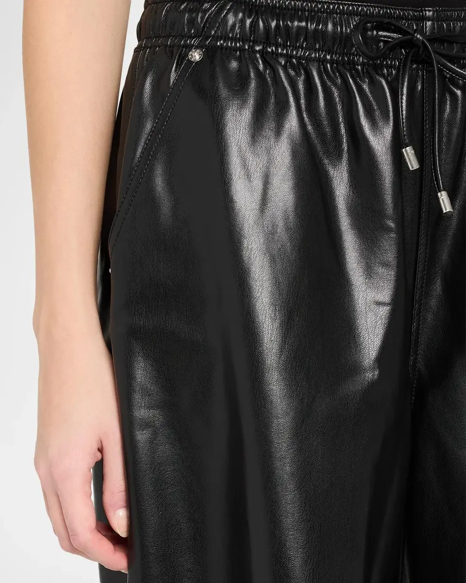 Cinq à Sept Vegan Leather Drawstring Trousers | Thumbnail 5 Cinq à Sept Vegan Leather Drawstring Trousers | Thumbnail 5