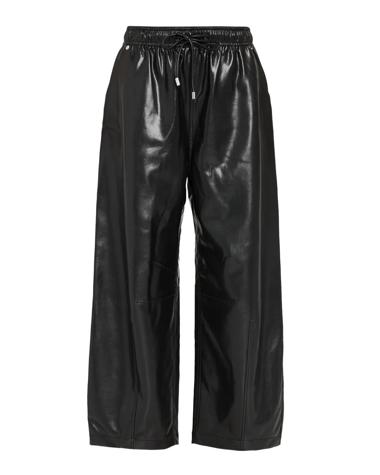 Vegan Leather Drawstring Trousers Vegan Leather Drawstring Trousers