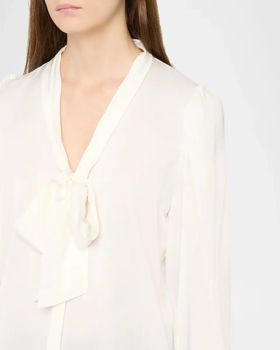Kobi Halperin Selena Stretch-Silk Tieneck Blouse | Thumbnail 5