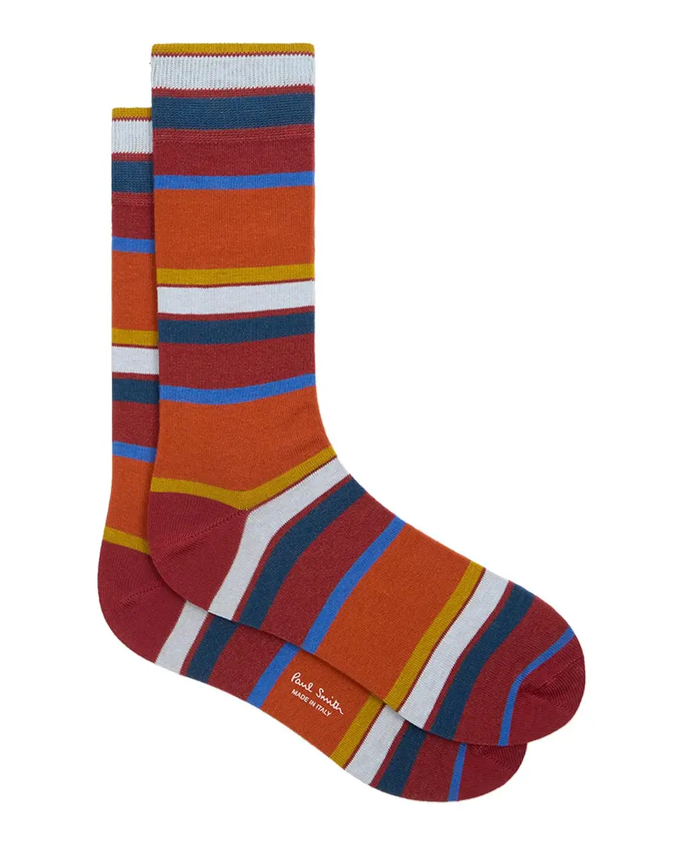 Paul Smith Men's Multi-Stripe Crew Socks | Thumbnail 3 Paul Smith Men's Multi-Stripe Crew Socks | Thumbnail 3