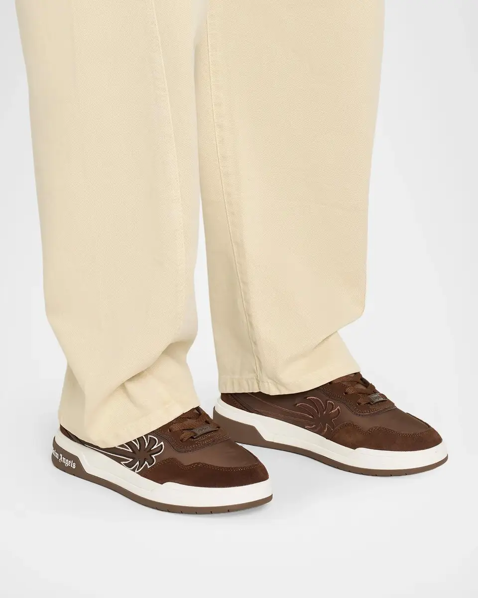 Palm Angels Men's Palm Canvas Tennis Sneakers | Thumbnail 2 Palm Angels Men's Palm Canvas Tennis Sneakers | Thumbnail 2