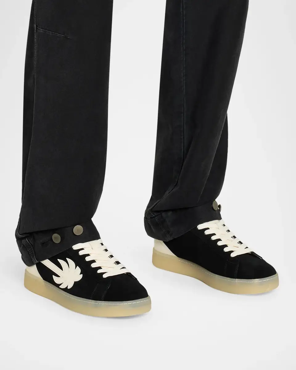 Palm Angels Men's Palm Tennis Suede Sneakers | Thumbnail 2 Palm Angels Men's Palm Tennis Suede Sneakers | Thumbnail 2