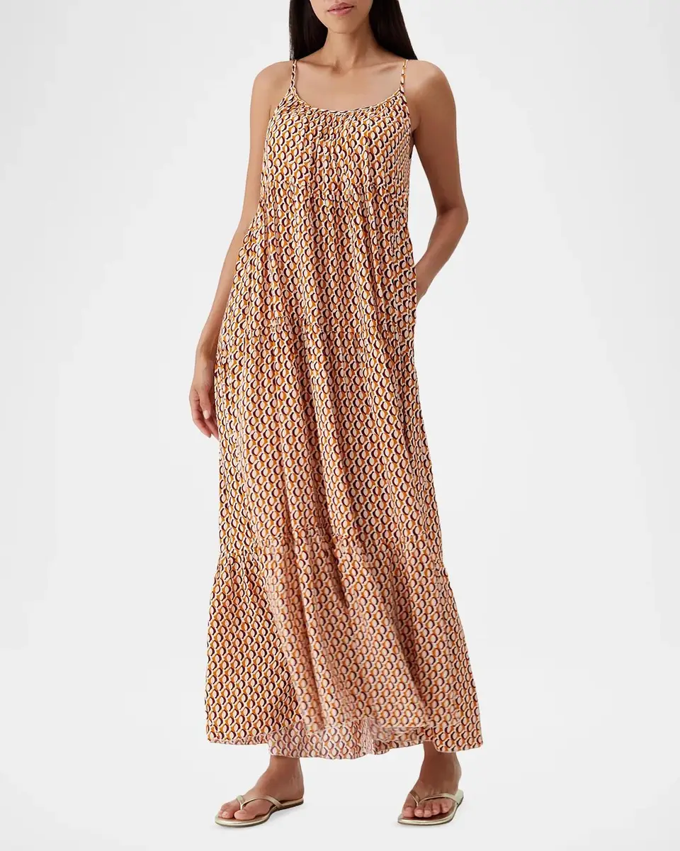 Melissa Odabash Electra Tiered Maxi Dress | Thumbnail 2