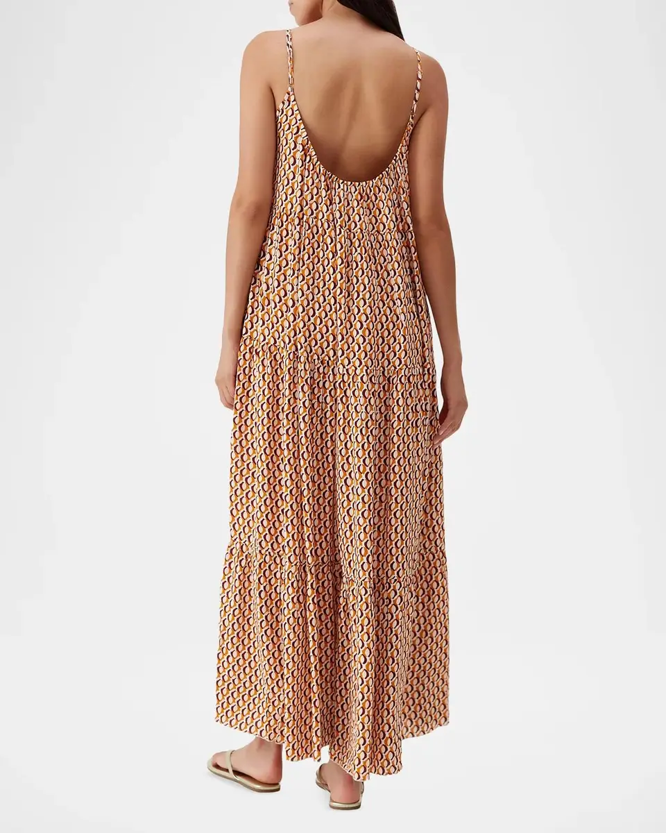 Melissa Odabash Electra Tiered Maxi Dress | Thumbnail 3